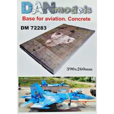 Підставка для моделей. Тема: Бетонка. Стоянка літака (390x260 мм) №2 1:72