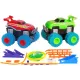 Игрушечные машинки Машинки на бат. Trix Trux набор 2 машинки с трассой (красный+зеленый)