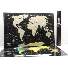 Скретч карта мира My Map Black edition mini