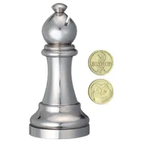 Металлическая головоломка Слон (Офицер) | Chess Puzzles
