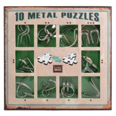 10 Metal Puzzle Green | Зелений набір