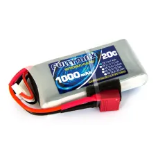 Аккумулятор Fullymax 7.4V 1000mAh Li-Po 2S 20C T-plug