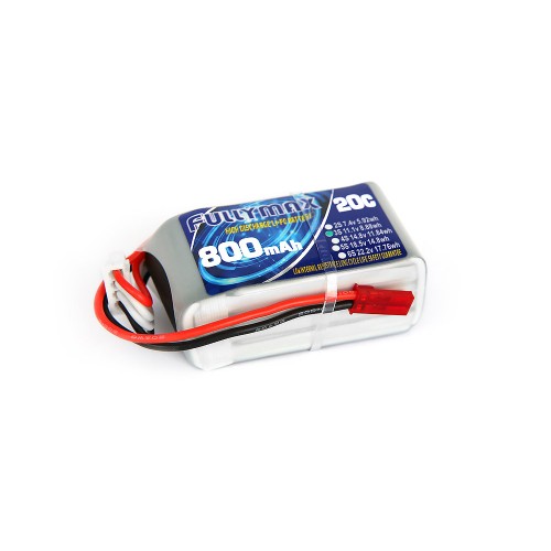 Акумулятори 11,1 V LiPo Аккумулятор Fullymax 11.1V 800mAh Li-Po 3S 20C JST