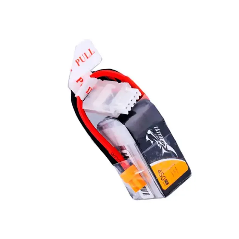 Аккумулятор Tattu LiPO 14,8В 450мАч 4S 75C 45х24х27мм 55г XT30 (TA-75C-450-4S1P)