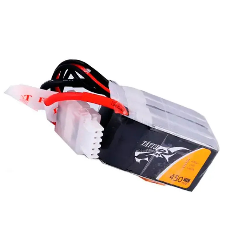 Аккумулятор Tattu LiPO 14,8В 450мАч 4S 75C 45х24х27мм 55г XT30 (TA-75C-450-4S1P)