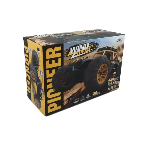Игрушечные машинки Машинка на радиоуправлении 1:12 UJ Pioneer 4WD (желтый)