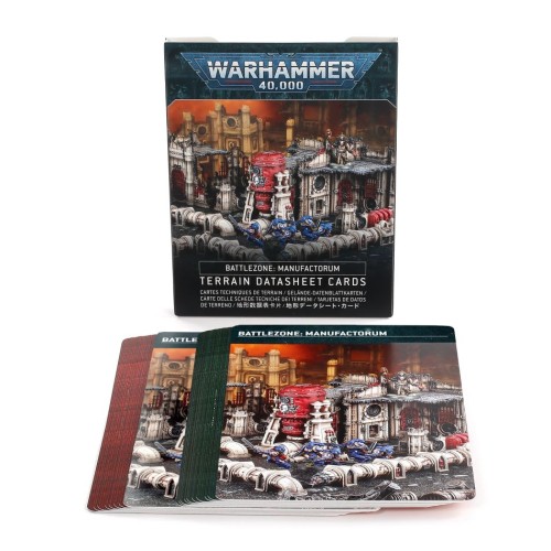 Декорации Battlezone: Manufactorum. Datasheet Cards ENG