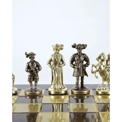 Шахматы Шахматы эксклюзивные Manopoulos, Мушкетеры (44х44см) S12CBRO