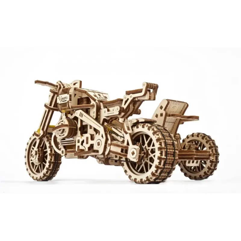 Механічна модель «Мотоцикл Scrambler UGR-10 з коляскою»