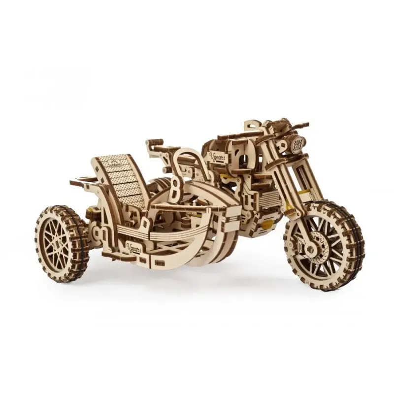 Механічна модель «Мотоцикл Scrambler UGR-10 з коляскою»
