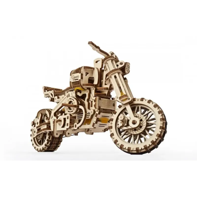 Механічна модель «Мотоцикл Scrambler UGR-10 з коляскою»
