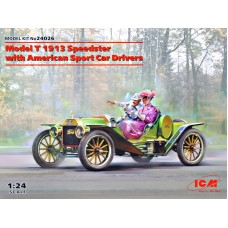 Модель T 1913 Speedster с американскими авто спортсменами