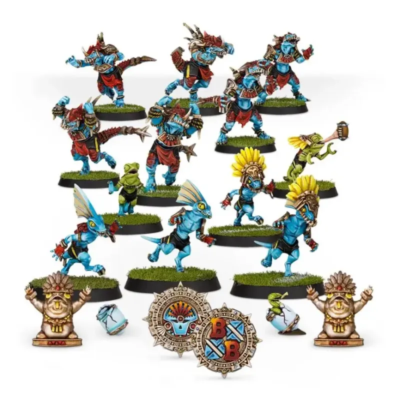 BLOOD BOWL: LIZARDMEN TEAM - GWAKAMOLI CRATER GATORS