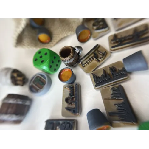 Игровые элементы Таверни Тіфенталя. Великий набір преміальних токенів (76 шт.)