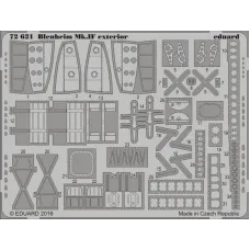 Фототравление 1/72 Blenheim Mk.IF экстерьер (Airfix) 1:72