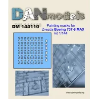 Маска для модели самолета "Боинг 737-8 MAX" (Zvezda) 1:144