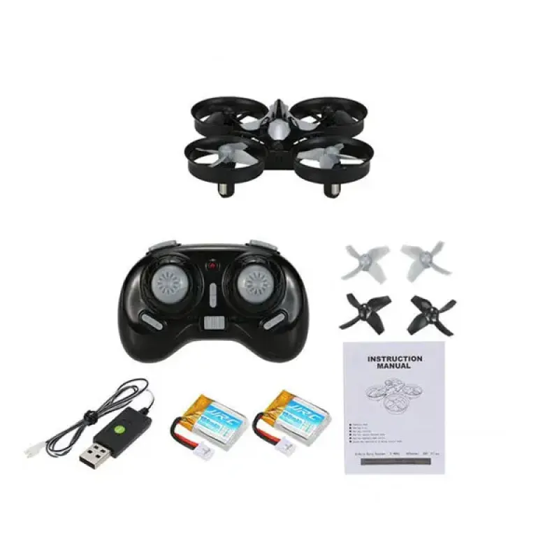Квадрокоптер JJRC H36 mini (черный) с 2мя аккумуляторами