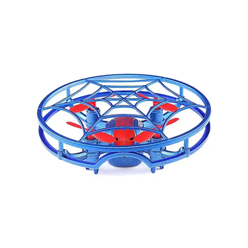 Квадрокоптер JJRC H64 Spiderman в клетке (голубой)