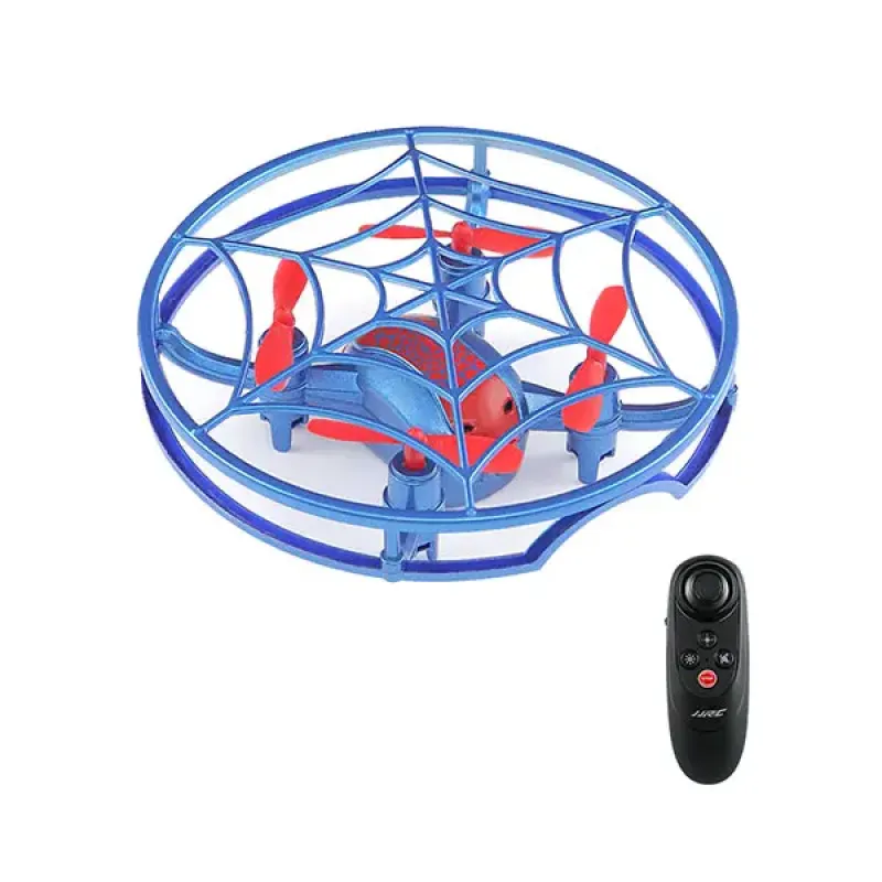 Квадрокоптер JJRC H64 Spiderman в клетке (голубой)