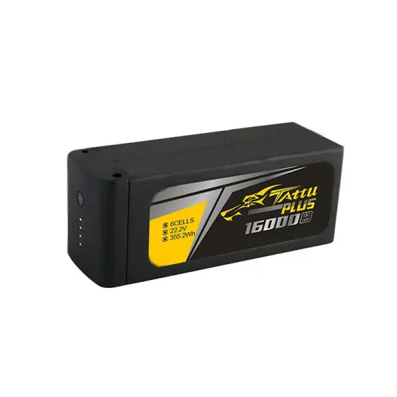 Аккумулятор Tattu LiPO 22,2В 16000мАч 6S 15C 202х88х69мм 2063г AS150+XT150 (TA-PLUS-15C-16000-6S1P)