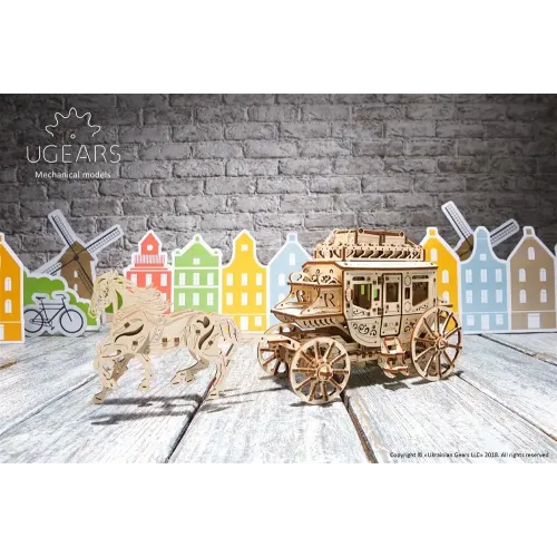 Ukrainian Gears Тривимірний пазл Ukrainian Gears 3D пазл Поштовий диліжанс (70045)