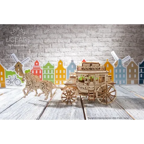 Ukrainian Gears Тривимірний пазл Ukrainian Gears 3D пазл Поштовий диліжанс (70045)