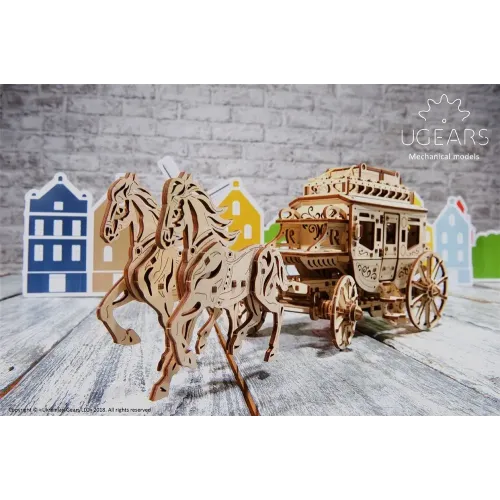 Ukrainian Gears Тривимірний пазл Ukrainian Gears 3D пазл Поштовий диліжанс (70045)