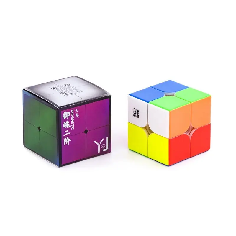 YJ 2x2 YuPo V2M Stickerless | Кубик ЮПо V2 2x2 магнітний