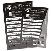 Протекторы для карт Games7Days (70 х 110 мм, Magnum Ultra-Fit, 50 шт.) (PREMIUM)