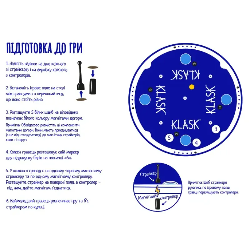 Настольная игра Класк 4 (Klask 4) UA