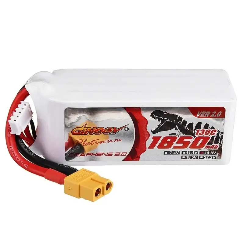 Аккумулятор Dinogy PLATINUM G2.0 Li-Pol 1850mAh 14.8V 4S 130C V2 XT60
