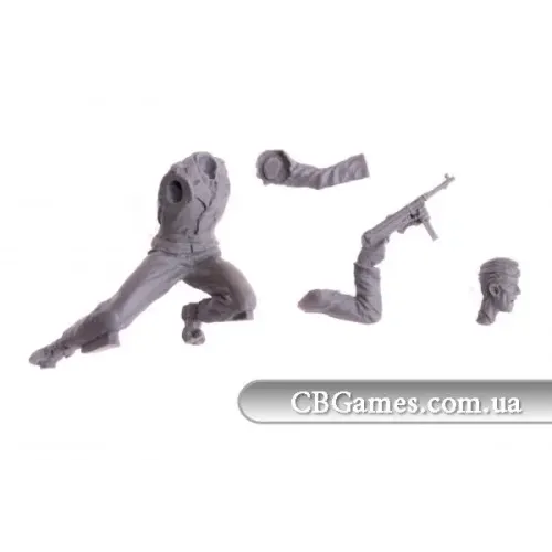 Фігури та мініатюри Німецькі танкісти. Евакуація з підбитого танка. 1940-43 рр. (DAN35101) Масштаб: 1:35