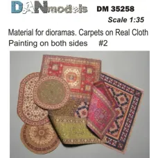 Материал для диорам: ковры - рисунок на ткани, набор 2 1:35