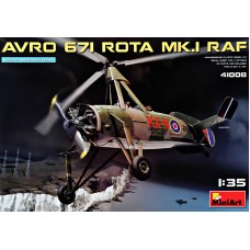 Розвідувальний автожир avro 671 rota mk.1 raf 1:35