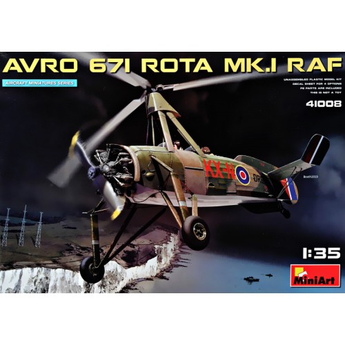 Гелікоптери Розвідувальний автожир avro 671 rota mk.1 raf 1:35