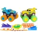 Іграшкові машинки Машинки на бат. Trix Trux набор 2 машинки с трассой (синий+желтый)