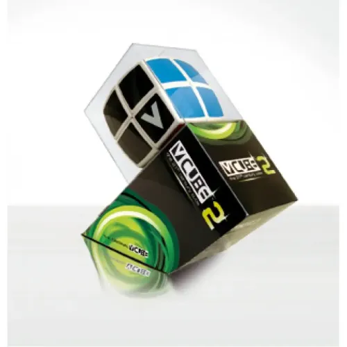 Головоломки та Кубики Рубіка V-CUBE 2х2 white | Кубик 2х2 білий круглий білий
