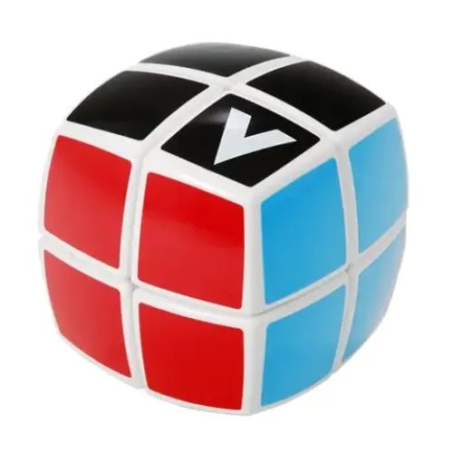 Головоломки та Кубики Рубіка V-CUBE 2х2 white | Кубик 2х2 білий круглий білий