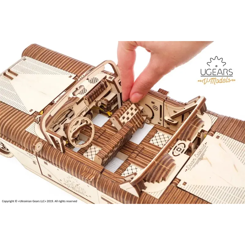 Тривимірний пазл Ukrainian Gears Кабріолет мрії VM-05 (70073)