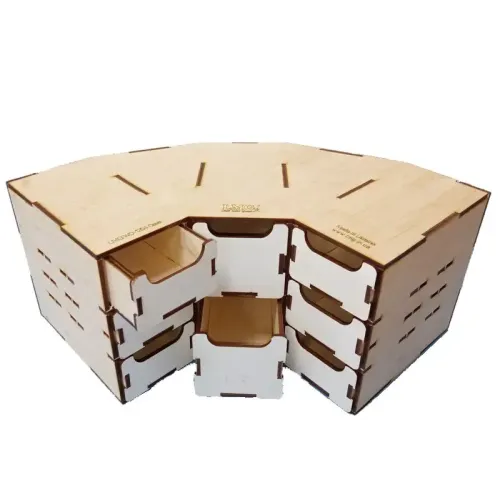 Модульное рабочее место WO-1204 Модуль с ящиками угловой