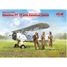 Біплан Stearman PT-17 з американськими кадетами