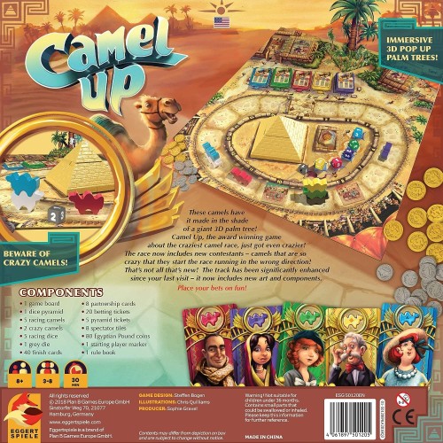 Настольная игра Camel Up. 2nd Edition (Верблюди, вперед 2.0)