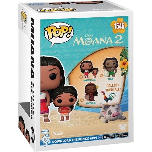Фігурка Funko POP Ваяна та Сімеа - Funko POP Disney #1546: Moana & Little Sis Simea
