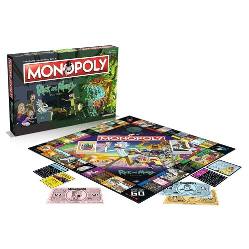 Настольная игра Monopoly: Rick and Morty (Монополия: Рик и Морти)