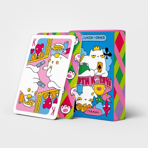 Игральные карты Игральные карты кошачьи Maliunok