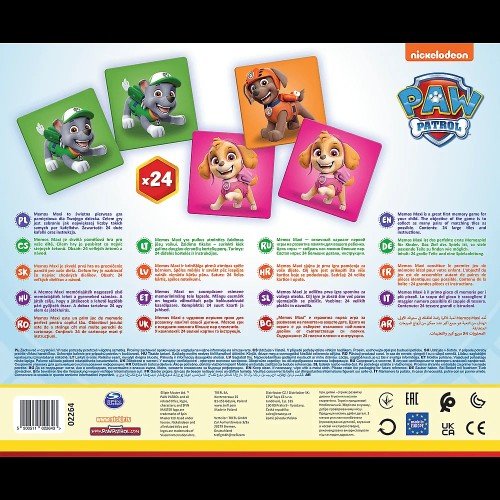 Настольная игра Мемос MAXI Щенячий патруль