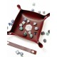 Лоток для кубиків D20 бургунді Dice Tray