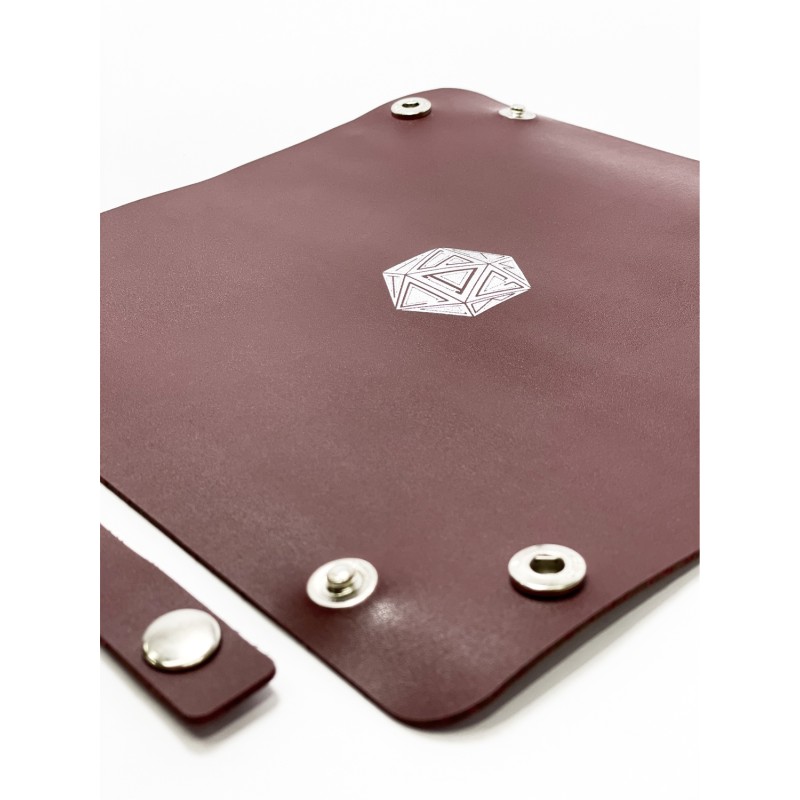 Лоток для кубиків D20 бургунді Dice Tray