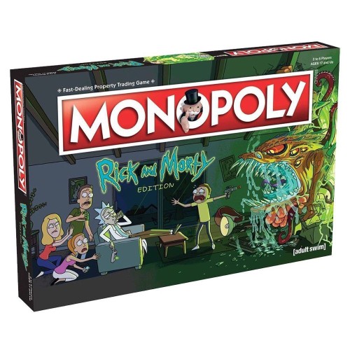 Настольная игра Monopoly: Rick and Morty (Монополия: Рик и Морти)