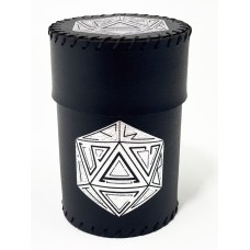 Стакан для кубиків D20 чорний Dice Cup